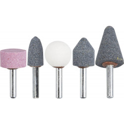 2990-H5 Набор STAYER ''MASTER'': Абразивные минишарошки-насадки для дрели, хвостовик d 6мм, 5 предм.