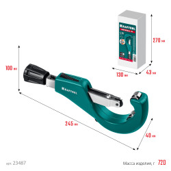 23487 Труборез для меди и алюминия KRAFTOOL Universal-76, 4-76 мм