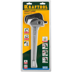 27365-14 Ключ KRAFTOOL ''MASTERGRIP'' трубный быстрозажимной, кованые губки, 1/2''-2''