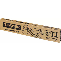 27311-0_z01 STAYER HERCULES-S, №0, ключ трубный, изогнутые губки, 1/2''