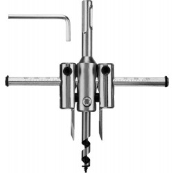 29440-120 Сверло ЗУБР ''МАСТЕР'' регулируемое по дереву, двухрезцовое ''Балеринка'', d=40-120мм, 1-30мм, в блистере