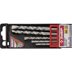 ЗУБР ПРОФЕССИОНАЛ 5 шт: d  4-5-6-8-10 мм набор сверл по бетону