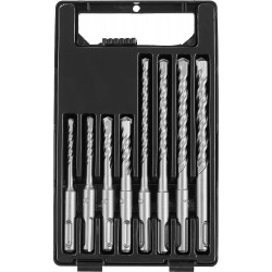 29311-H8 URAGAN Набор буров по бетону SDS-plus 8 шт: 5 х 110, 6 х 110, 8 х 110, 10 х 110, 6 х 160, 8 х 160, 10 х 160, 12 х 160 мм