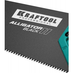 15205-40 Ножовка для точного реза ''Alligator BLACK'', 400 мм, 11 TPI 3D зуб, KRAFTOOL