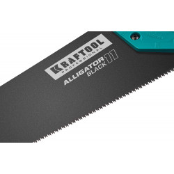 15205-45 Ножовка для точного реза ''Alligator BLACK'', 450 мм, 11 TPI 3D зуб, KRAFTOOL