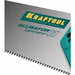 15207 Ножовка по ламинату ''Alligator LAMINATOR'', 500 мм, 11 TPI 3D зуб, KRAFTOOL