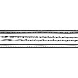 15348-H20_z02 Набор полотен для лобз., двойной зуб: №3(4), №5(4), спиральн: №1(4), №3(4), по мет: №3(2), №5(2), 20шт, KRAFTOOL