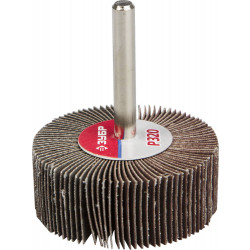 36601-320 Круг шлифовальный ЗУБР ''МАСТЕР'' веерный лепестковый, на шпильке, тип КЛО, зерно-электрокорунд нормальный, P320, 20х50мм