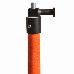 ШОУ-15-1-1,0 Л Штанга оперативная универсальная до 15 кВ, насадка НО изолир., M14 сталь, 1,0 м (Летра)