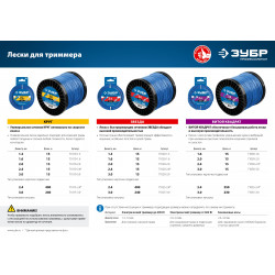 71015-3.0 Леска для триммера КРУГ 3.0 мм  240 м ЗУБР Профессионал