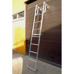 ЛНА-М-1,5пв Лестница навесная алюминиевая для полувагонов (Алюм.конструкции)