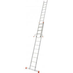 129307 Двухсекционная выдвижная лестница FABILO Trigon 2х12 KRAUSE