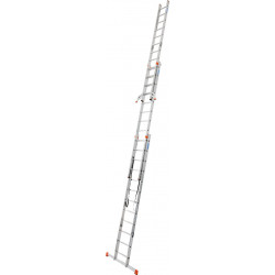 129789 Трехсекционная универсальная лестница с допфункцией TRIBILO Trigon 3х12 KRAUSE