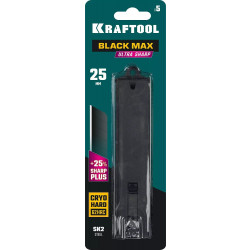 09602-25-S5 KRAFTOOL BLACK MAX 25 мм лезвия сегментированные, 5 шт