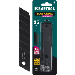 09602-25-S5 KRAFTOOL BLACK MAX 25 мм лезвия сегментированные, 5 шт