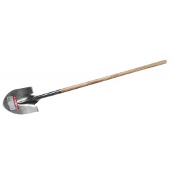 4-39429 Лопата штыковая для земляных работ из нержавеющей стали, деревянный черенок, ЗУБР Профессионал