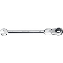 27101-10 Комбинированный гаечный ключ трещоточный шарнирный 10 мм, ЗУБР