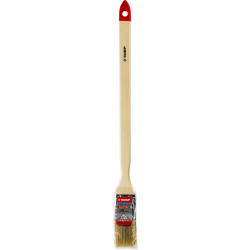 01041-038 Кисть радиаторная угловая ЗУБР ''УНИВЕРСАЛ-МАСТЕР'', светлая натуральная щетина, деревянная ручка, 38мм