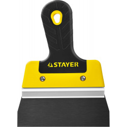 10045-15 Шпатель STAYER ''PROFESSIONAL'' ФАСАДНЫЙ, анодированный, 2к ручка, 150мм