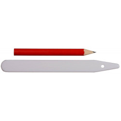 8-422367-H26_z01 Набор меток-ориентиров GRINDA для засеянных грядок: 25 ярлыков (тип - ''полоска'') + карандаш, 125 мм