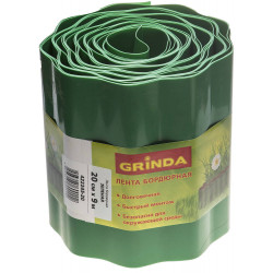 422245-20 Лента бордюрная Grinda, цвет зеленый, 20см х 9 м