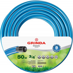 8-429001-3/4-50_z02 Шланг GRINDA CLASSIC поливочный, 20 атм., армированный, 3-х слойный, 3/4''х50м