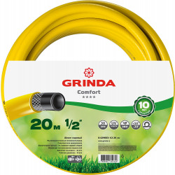 8-429003-1/2-20_z02 Шланг GRINDA COMFORT поливочный, 30 атм., армированный, 3-х слойный, 1/2''х20м