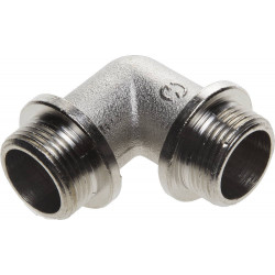 51072-S/S-3/4 Уголок GENERAL FITTINGS с упором, никелированная латунь, ш/ш, 3/4''