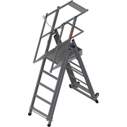 Лестница-платформа алюминиевая ЛП-3М (1662-3069 мм) (Алюм.конструкции)