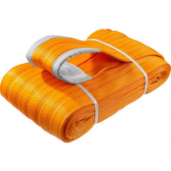 43559-10-6 ЗУБР СТП-10/6 текстильный петлевой строп, оранжевый, г/п 10 т, длина 6 м