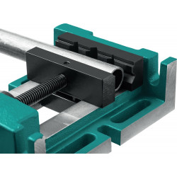 32716-100 KRAFTOOL, 100 мм, станочные трехсторонние сверлильные тиски