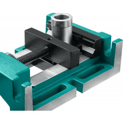 32716-100 KRAFTOOL, 100 мм, станочные трехсторонние сверлильные тиски