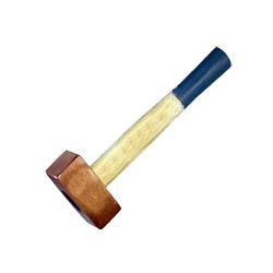 Кувалда омедненная 8 кг (с деревянной рукояткой)