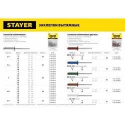 3120-24-08 Алюминиевые заклепки Pro-FIX, 2.4 х 8 мм, 50 шт., STAYER Professional