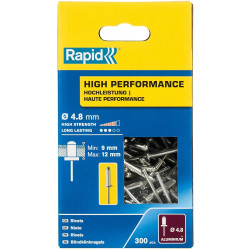 5001438 RAPID R:High-performance-rivet заклепка из алюминия d4.8x16 мм, 300 шт