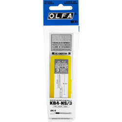 OL-KB4-NS/3 Лезвия OLFA пильные для ножа AK-4, 6х66,5(43,5)х0,35мм, 3шт
