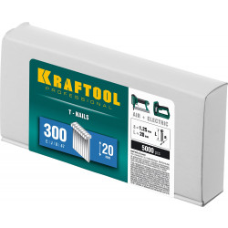 31785-20 KRAFTOOL 20  мм гвозди  для нейлера тип 300, 5000 шт