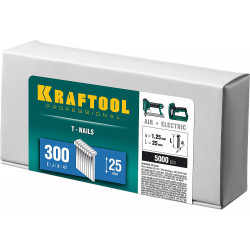 31785-25 KRAFTOOL 25  мм гвозди  для нейлера тип 300, 5000 шт