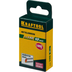 31680-10 Скобы тип 140, 10 мм, супертвердые, KRAFTOOL 1000 шт