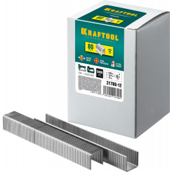 31780-12 KRAFTOOL 12  мм скобы для степлера тип 80, 5000 шт