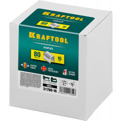 31780-16 KRAFTOOL 16  мм скобы для степлера тип 80, 5000 шт