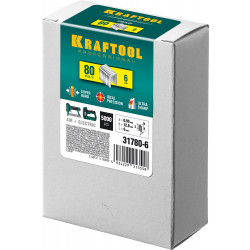 31780-6 KRAFTOOL 6 мм скобы для степлера тип 80, 5000 шт