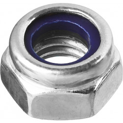 303580-12 Гайка DIN 985 с нейлоновым кольцом, M12, 5 кг, кл. пр. 6, оцинкованная, ЗУБР