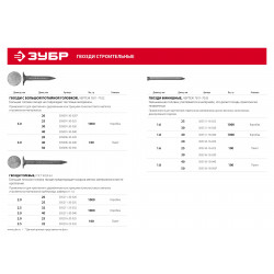 305311-16-030 Гвозди финишные оцинкованные, 30 х 1.6 мм, 1 кг., ЗУБР