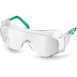 110461 Защитные прозрачные очки KRAFTOOL ULTRA линза увеличенного размера устойчивая к царапинам и запотеванию, открытого типа