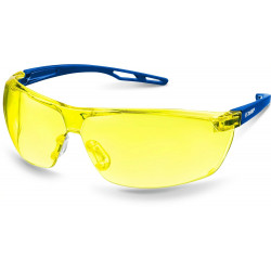 110486 Защитные жёлтые очки ЗУБР БОЛИД сферические линзы устойчивые к запотеванию, открытого типа