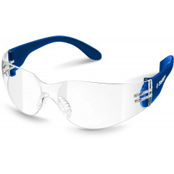 110487 Облегчённые прозрачные защитные очки ЗУБР БАРЬЕР линза устойчивая к царапинам и запотеванию, открытого типа