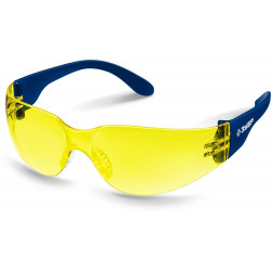 110488 Облегчённые жёлтые защитные очки ЗУБР БАРЬЕР линза устойчивая к царапинам и запотеванию, открытого типа
