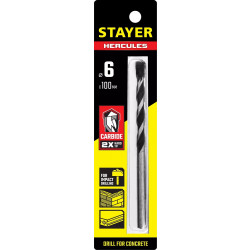 2915-100-06_z01 STAYER HERCULES 6 x 100 мм сверло по бетону PROFESSIONAL