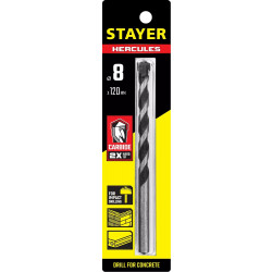 2915-120-08_z01 STAYER HERCULES 8 x 120 мм сверло по бетону PROFESSIONAL